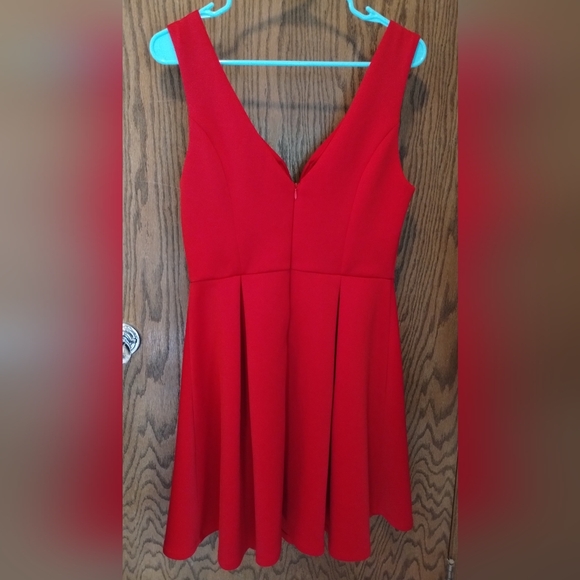 Forever 21 Red Fit and Flare Dress - Picture 2 of 12